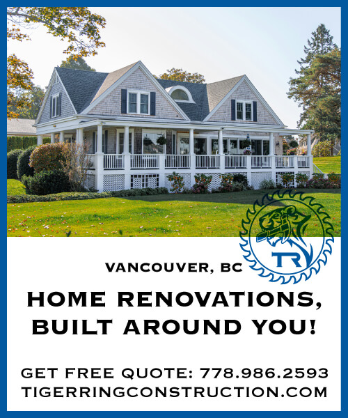 Custom Home Renovation Banner in Vancouver, BC