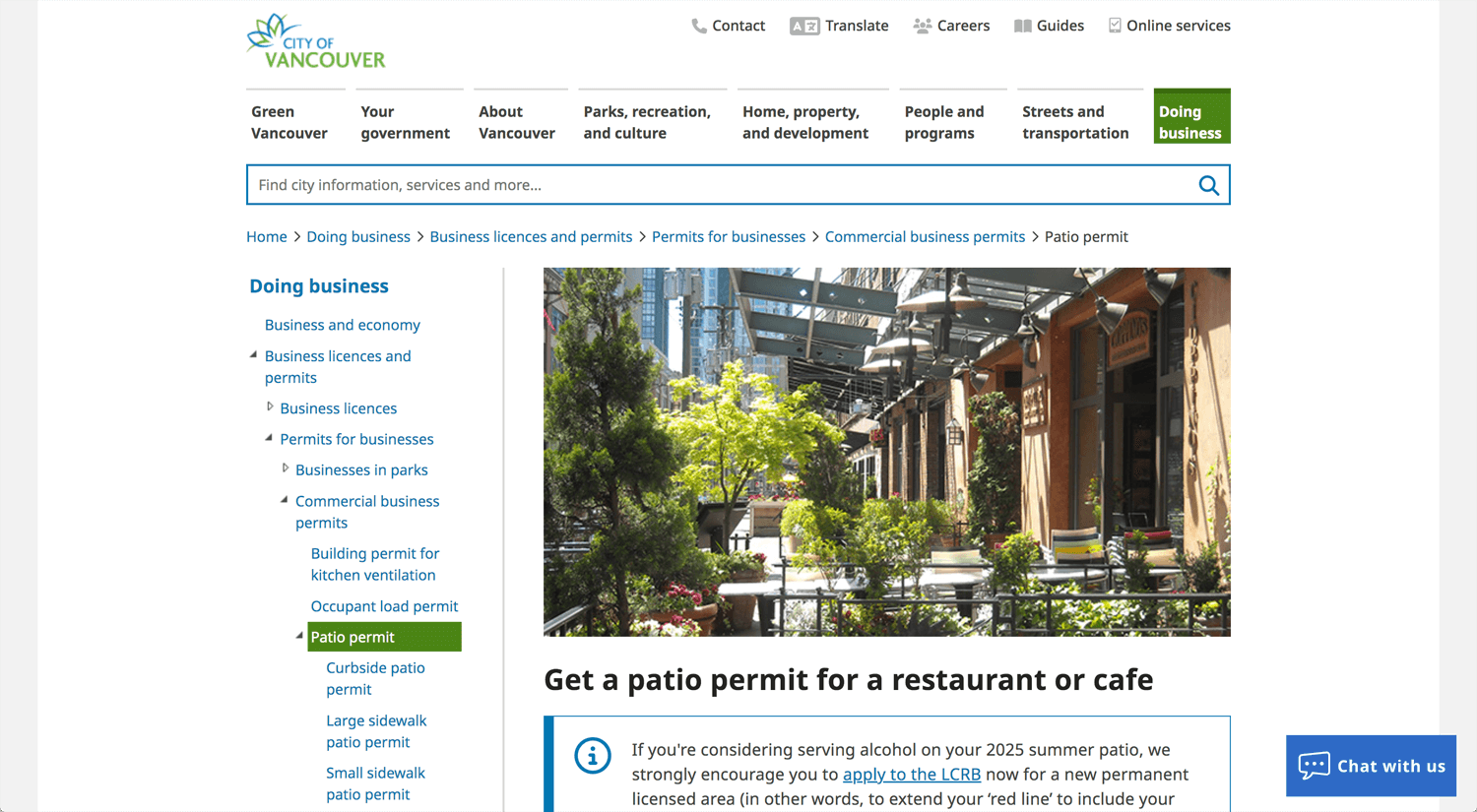 How to Get a Patio Permit for Your Café or Restaurant in Vancouver, BC