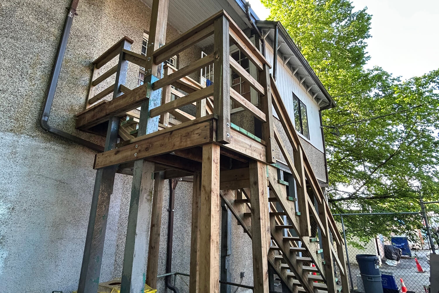 Exterior Staircase Renovation - Napier St, Vancouver, BC